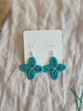 Blue Star | Porcupine Quill Earrings